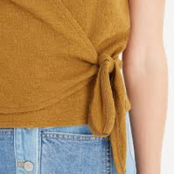 Madewell Wrap Tie Top - Picture 5 of 5